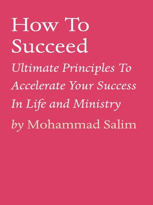 cover image of How to Succeed
